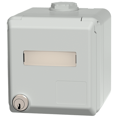 MENNEKES Presa per porte dati Cepex, grigio chiaro 4375